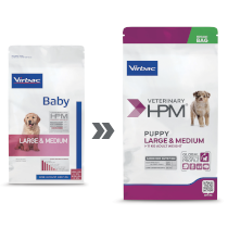 Croquettes jeune chiot - moyens et grands chiens